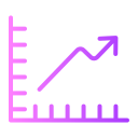 gráfico de líneas icon