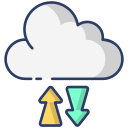 servicio de almacenamiento en la nube icon