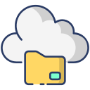 carpeta de la nube icon