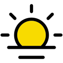 puesta de sol icon