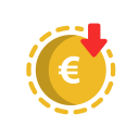 moneda euro icon