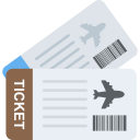 billete de avión icon
