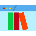 biblioteca en línea icon