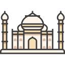 taj mahal icon