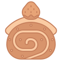 pastel de rollo icon