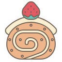 pastel de rollo icon