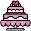 pastel de bodas icon