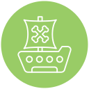 barco pirata icon