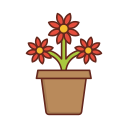 vaso de plantas 