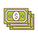 dinero en efectivo icon