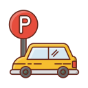 aparcamiento de coches icon