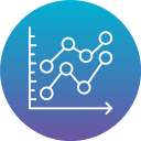 gráfico de linea icon