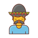 hombre mexicano icon