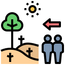 deforestación icon