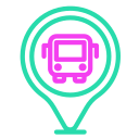 aparcamiento de autobuses icon