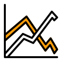 línea de gráfico