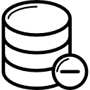 base de datos limpia icon