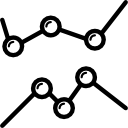 estadísticas de conector icon