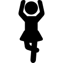 frau trainieren icon