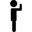 man vending arms icon