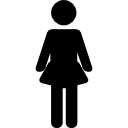 Woman Standing Up icon