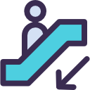 escalera mecánica icon