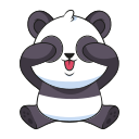 Panda Stickers - Free animals Stickers