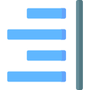 alineación derecha icon