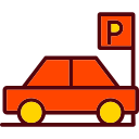 aparcamiento de coches icon