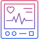 monitor de electrocardiograma icon