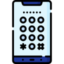 código pin icon