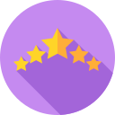 cinco estrellas icon