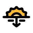 puesta de sol icon