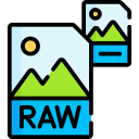 archivo raw icon