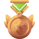 medalla de bronce icon