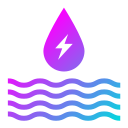 energía del agua icon