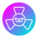 energía nuclear icon