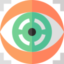 escáner ocular icon