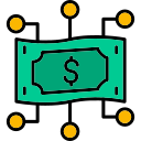 dinero digital icon