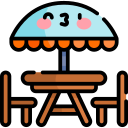 mesa de picnic icon