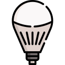 lámpara led icon