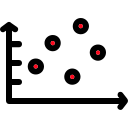 gráfico de dispersión icon