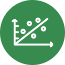 gráfico de dispersión icon