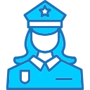 mujer policía icon