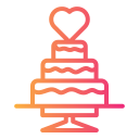 pastel de bodas icon