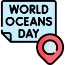 dia mundial de los oceanos icon