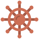 Ship wheel icon