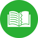 libro rasgado icon