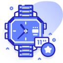 reloj de pulsera icon