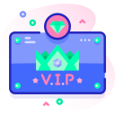 tarjeta vip icon